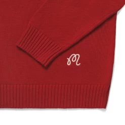 BUCKETS INTARSIA KNIT SWEATER -FootJoy Store BucketsIntarsiaKnitSweaterRed3