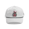 CARDINAL CREST STRUCTURED ROPE HAT -FootJoy Store CardinalCrestNylonRopeHatWhite1