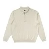 FRYE LONG SLEEVE KNIT POLO 1 FRYE LONG SLEEVE KNIT POLO -FootJoy Store FryeLSKnitPoloCream1