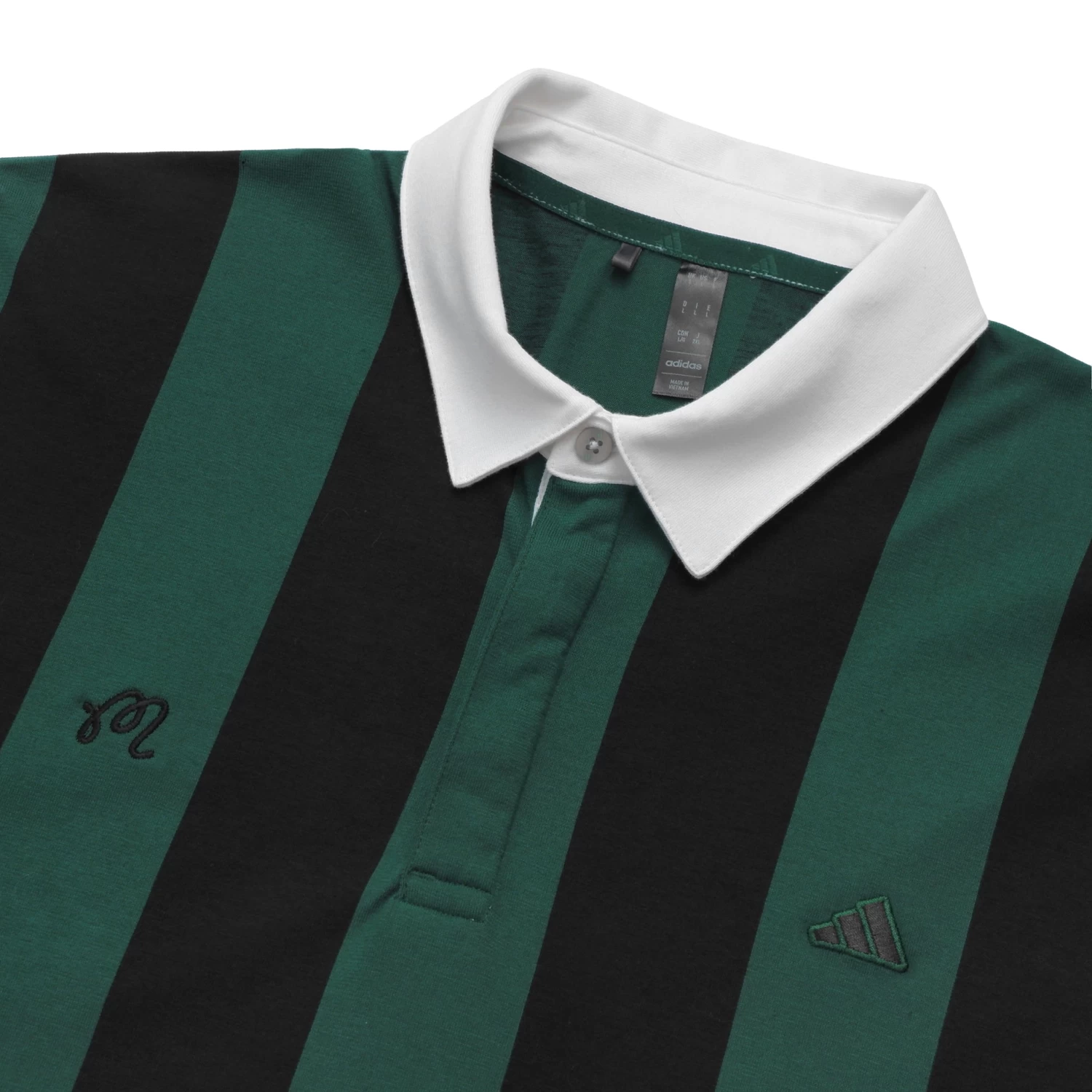 Malbon X Adidas Go-To Long Sleeve Rugby Polo Shirt 5 Malbon X Adidas Go-To Long Sleeve Rugby Polo Shirt - Image 3
