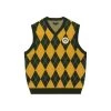 MALBON X PTM ARGYLE INTARSIA KNIT VEST -FootJoy Store M 7911 PTM YELLOW 1