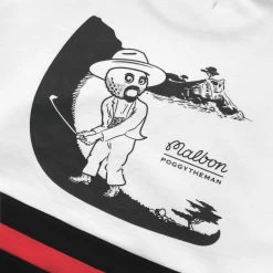 MALBON X PTM CREWNECK SWEATSHIRT -FootJoy Store M 7913 PTM WHITE 3