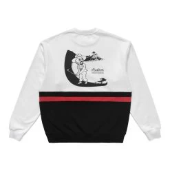 MALBON X PTM CREWNECK SWEATSHIRT -FootJoy Store M 7913 PTM WHITE 4