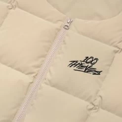 Malbon X 100 Thieves Flintlock Puffer Vest -FootJoy Store M 8502 SAN 2