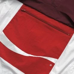 MALBON X COCA-COLA DRD NYLON ANORAK -FootJoy Store M 8520 MAROON 2