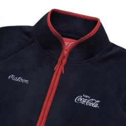 MALBON X COCA-COLA SHERPA 1/2 ZIP PULLOVER -FootJoy Store M 8523 NAVY 2