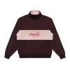 MALBON X COCA-COLA SPENCERIAN 1/4 ZIP FLEECE -FootJoy Store M 8525 MAROON 1