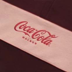 MALBON X COCA-COLA SPENCERIAN 1/4 ZIP FLEECE 9 MALBON X COCA-COLA SPENCERIAN 1/4 ZIP FLEECE -FootJoy Store M 8525 MAROON 2