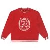 MALBON X BUDWEISER CHAMPIONS FLEECE CREWNECK -FootJoy Store M 8576 RED 1