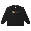 Malbon X Beams Rainbow Crewneck -FootJoy Store M 8629 BLACK 1