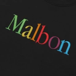 Malbon X Beams Rainbow Crewneck -FootJoy Store M 8629 BLACK 2