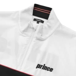 MALBON X PRINCE MATCHPOINT 1/4 ZIP -FootJoy Store M 8787 WHT 2