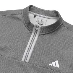 Malbon X Adidas MIRCODOT 1/4 Zip -FootJoy Store M IA4763 WHT GRY DEC23 2