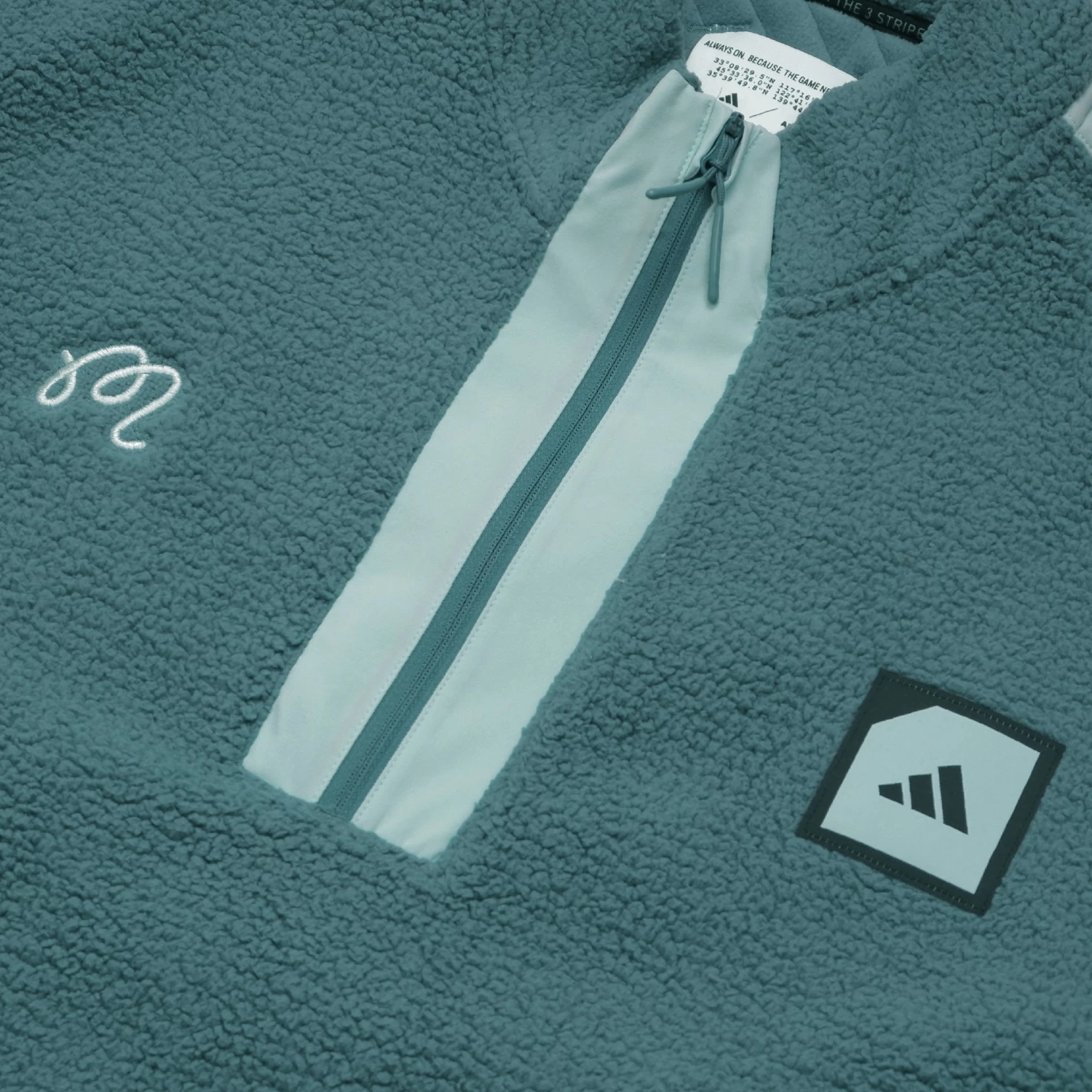 MALBON X ADIDAS ADX Padded Fleece Jacket 5 MALBON X ADIDAS ADX Padded Fleece Jacket - Image 3