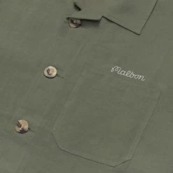 Cayman Linen Chore Jacket -FootJoy Store M8186Olive2