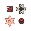 MALBON X NOSO GOLF AND SKI PATCHES (BLACK/RED PACK) 2 MALBON X NOSO GOLF AND SKI PATCHES (BLACK/RED PACK) -FootJoy Store MalbonxGolfSkiPatchesBlack1