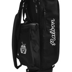 Malbon X Jones Cardinal Crest Trouper R Golf Bag 11 Malbon X Jones Cardinal Crest Trouper R Golf Bag -FootJoy Store MalbonxJonesMalbonCoGolfBagBlack5