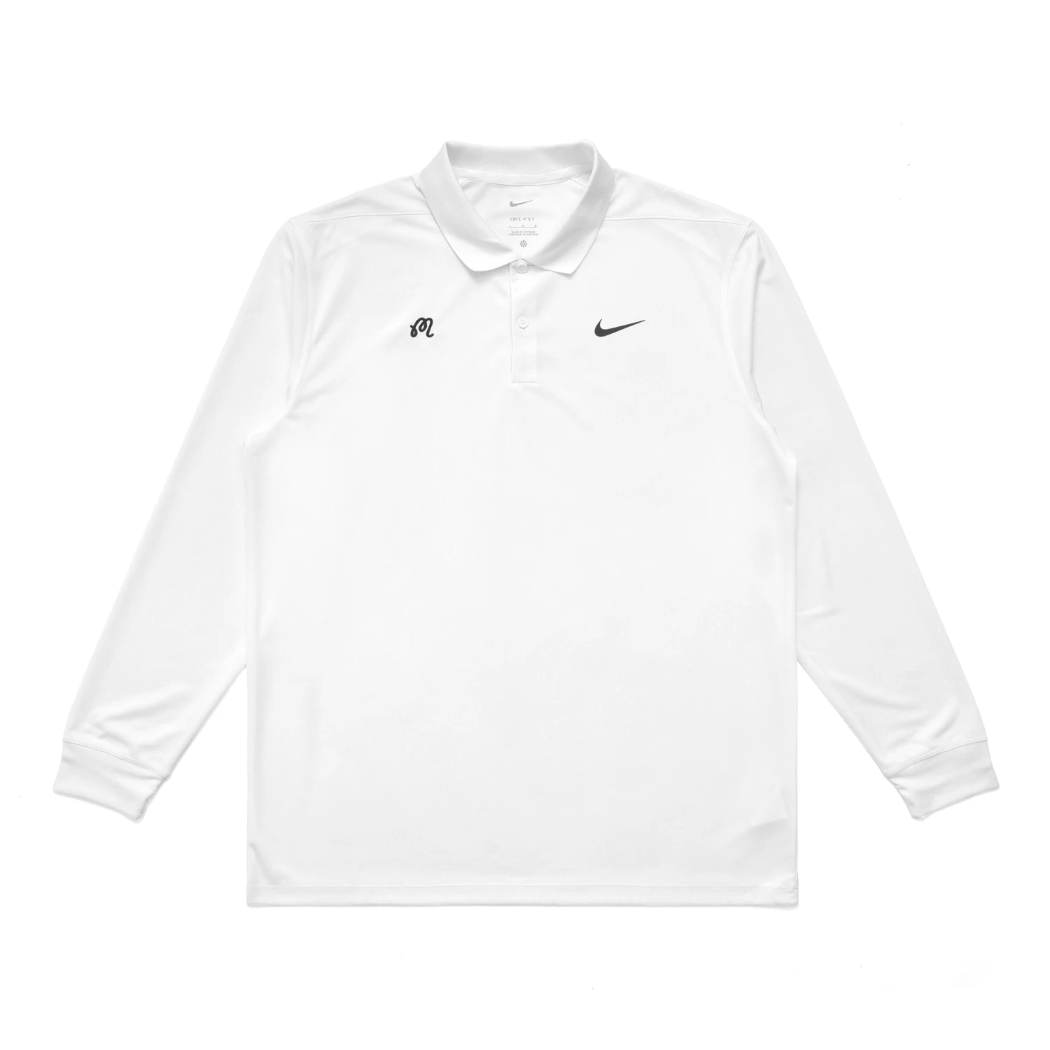 Malbon X Nike Dri-FIT Victory Solid Long Sleeve Polo 3 Malbon X Nike Dri-FIT Victory Solid Long Sleeve Polo