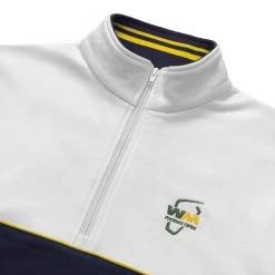 MALBON X WASTE MANAGEMENT Fleece 1/2 Zip -FootJoy Store MalbonxWMFleeceHalfZipWhite2