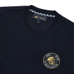 Malbon X Adidas Crewneck Sweatshirt -FootJoy Store TM4556S24M NAVY 2