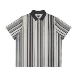 VERTICAL STRIPE JERSEY POLO