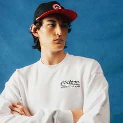 MALBON X PTM CREWNECK SWEATSHIRT -FootJoy Store whitecrew3